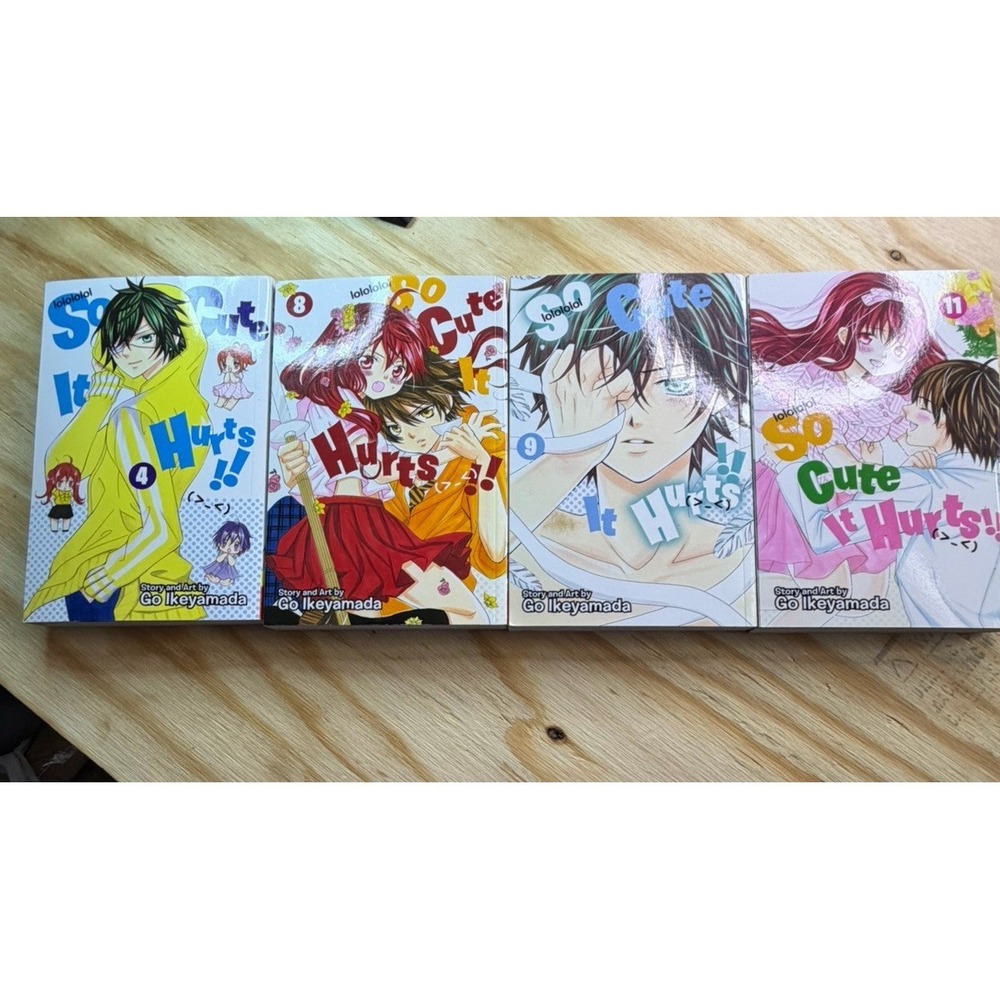 So Cute It‎ Hurts Manga Lot Vol 4 8 9 11 Go Ikeyamada Viz Shojo Beat EUC - Picture 2 of 6